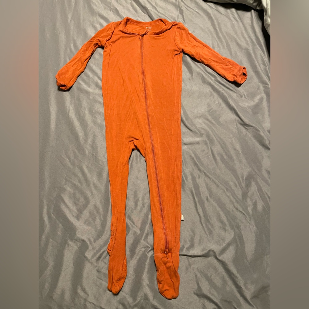 Kyte Baby Burnt Orange Zip-Up Sleeper